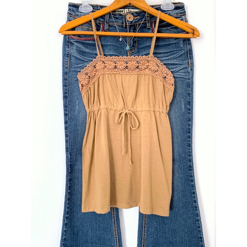 tan camisole by Candie's Size XS